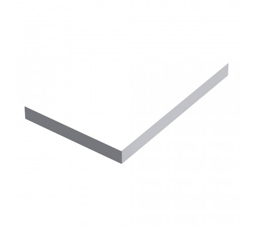 Экран для поддона Good Door Stella ABS-акрил 140х90х10 см прямоугольник графит (ЭЛ00180)