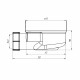 Сифон для душевого поддона Bas Good Door Stella (сЛ00094)