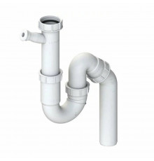 Сифон для раковины и мойки Lb-Plast 1 1/2х40/50 мм без выпуска с соединением 40 мм (211-AL-ST-LB)