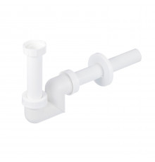 Сифон для раковины Alcadrain 1 1/4х32 мм без выпуска белый (A45F-DN32/AG210902132)