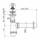 Сифон для раковины Alcadrain 1 1/4х40 мм с выпуском d60 мм белый (A41/AG210512140)