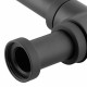Сифон для раковины Wirquin Linies Mini 1 1/4х32 мм без выпуска с отводом черный (30722857)