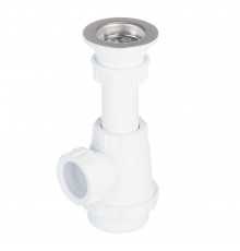 Сифон для раковины и биде Wirquin Pro 1 1/4х32 мм c выпуском d63 мм (30975059)