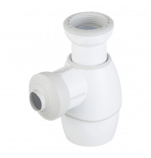 Сифон для раковины Wirquin Pro 1 1/4-1 1/2х32 мм без выпуска с соединением 32/40 мм (30987063)