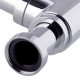 Сифон для раковины Wirquin Linies Mini 1 1/4х32 мм без выпуска с отводом хром (31640003)