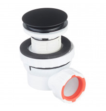 Сифон для раковины Wirquin Pro 1 1/4х32 мм с выпуском черный (30723978)