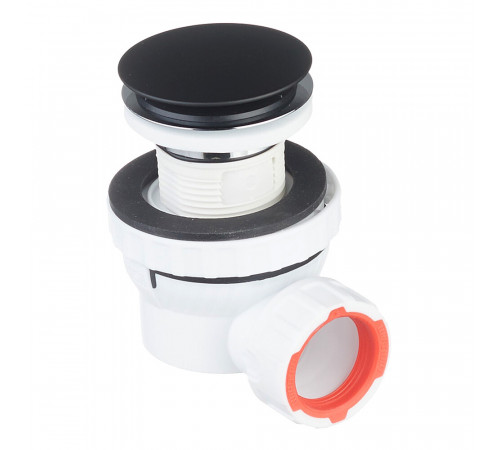 Сифон для раковины Wirquin Pro 1 1/4х32 мм с выпуском черный (30723978)