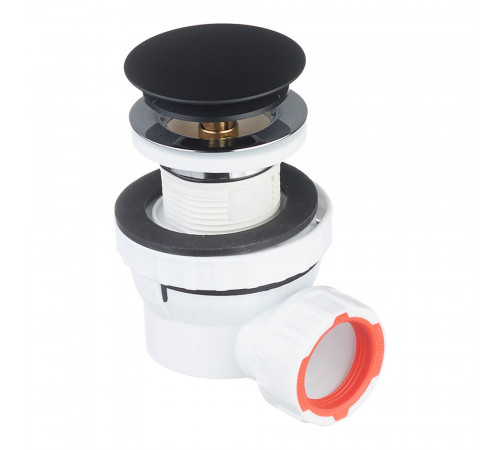 Сифон для раковины Wirquin Pro 1 1/4х32 мм с выпуском черный (30723978)