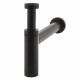 Сифон для раковины Wirquin Black Touch 1 1/4х32 мм с выпуском 40 мм черный (30724757)