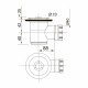 Сифон для душевого поддона Wirquin Tourbillon слив d50 выход d40 мм (34020201)