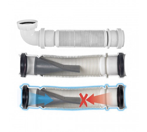 Сифон для раковины и мойки Wirquin Senzo Push-Fit 1 1/2х40 мм без выпуска (30719169) Сифон для раковины и мойки Wirquin Senzo Push-Fit 1 1/2х40 мм без выпуска (30719169)