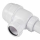 Сифон для двойной мойки McAlpine 1 1/2х40 мм с выпуском d70 мм (MRSK5-A)