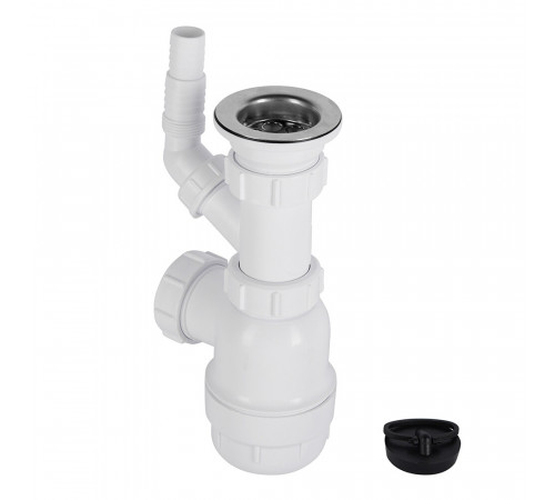 Сифон для раковины и мойки McAlpine 1 1/2х40 мм с выпуском d70 мм (MRSK3)