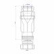 Сифон для раковины и мойки McAlpine 1 1/2х50 мм без выпуска (MRNRV50-PB)