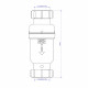 Сифон для раковины и мойки McAlpine 1 1/2х40 мм без выпуска (MRNRV40C-PB)