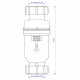 Сифон для раковины McAlpine 1 1/4х32 мм без выпуска (MRNRV32C-PB)