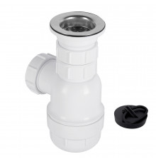 Сифон для раковины и мойки McAlpine 1 1/2х40 мм с выпуском d70 мм (MRSK2)