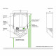 Сушилка для рук Dyson Airblade высокоскоростная 1000 Вт никель (307170-01)