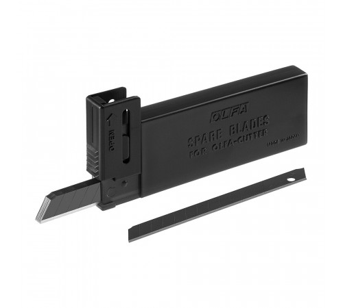 Лезвие для ножа Olfa Black Max 9 мм прямое (10 шт.) Лезвие для ножа Olfa Black Max 9 мм прямое (10 шт.)