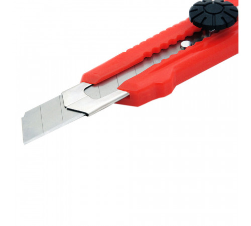 Нож строительный Vira 18 мм с сегментированным лезвием усиленный корпус Twist lock Нож строительный Vira 18 мм с сегментированным лезвием усиленный корпус Twist lock