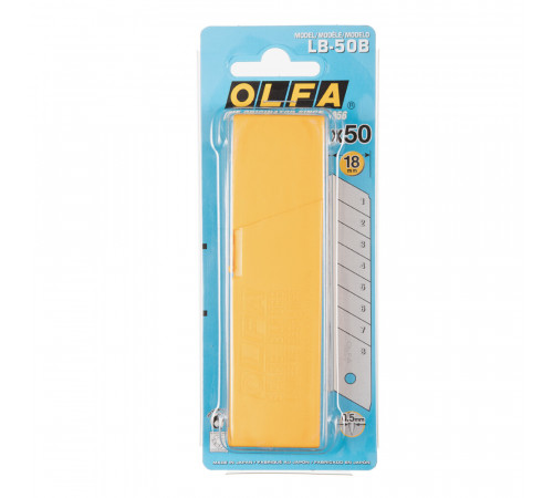 Лезвие для ножа Olfa 18 мм прямое (50 шт.) Лезвие для ножа Olfa 18 мм прямое (50 шт.)