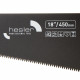 Ножовка по дереву Hesler Teflon 450 мм 7 зуб/дюйм крупный зуб