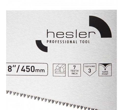 Ножовка по дереву Hesler 450 мм 7 зуб/дюйм крупный зуб Ножовка по дереву Hesler 450 мм 7 зуб/дюйм крупный зуб