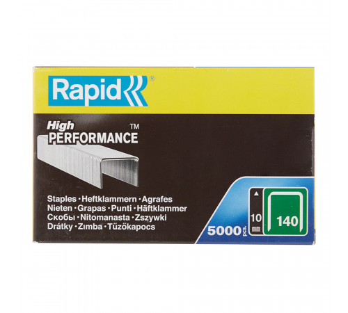Скобы для степлера Rapid (11910711) тип 140 10 мм стальной (5000 шт.) Скобы для степлера Rapid (11910711) тип 140 10 мм стальной (5000 шт.)