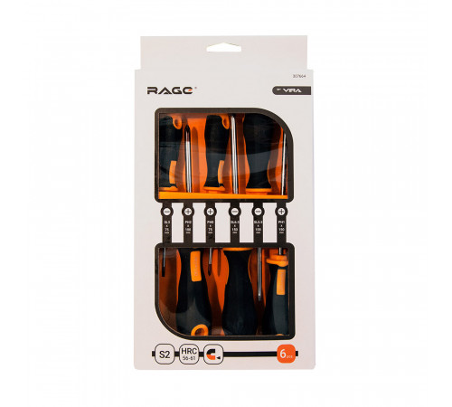 Набор отверток Rage by Vira (307664) (6 шт.) Набор отверток Rage by Vira (307664) (6 шт.)