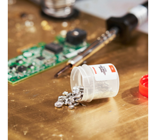 Припой Rexant Сплав Розе Sn25 Pb25 Bi50 50 г (09-3490) Припой Rexant Сплав Розе Sn25 Pb25 Bi50 50 г (09-3490)