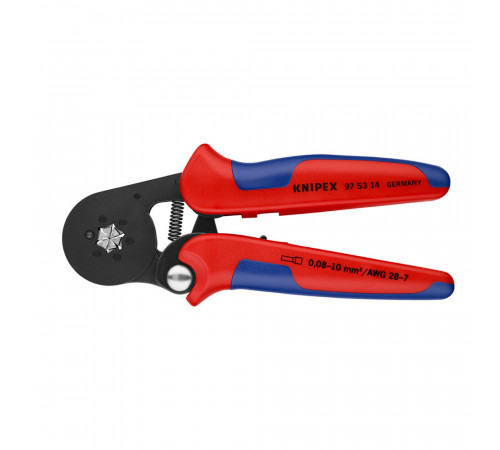Пресс-клещи Knipex для обжима втулочных наконечников 0,08-10 кв.мм (KN-975314)
