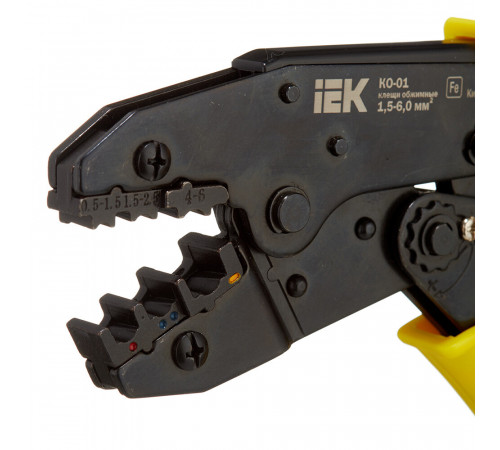 Пресс-клещи IEK КО-01 для обжима наконечников 1,5-6 кв.мм (TKL10-D15-006)