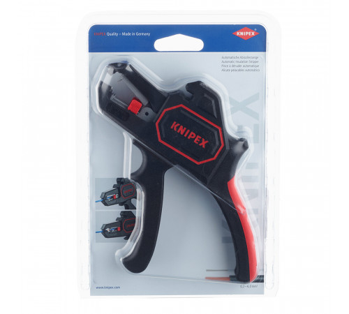 Стриппер сечение 0,2-6 кв.мм Knipex для удаления изоляции (KN-1262180SB) Стриппер сечение 0,2-6 кв.мм Knipex для удаления изоляции (KN-1262180SB)
