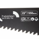Ножовка по газобетону Hesler 550 мм крупный зуб 14 напаек