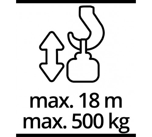 Тельфер электрический Einhell TC-EH 1000 1600 Вт 1000 кг (2255160) Тельфер электрический Einhell TC-EH 1000 1600 Вт 1000 кг (2255160)