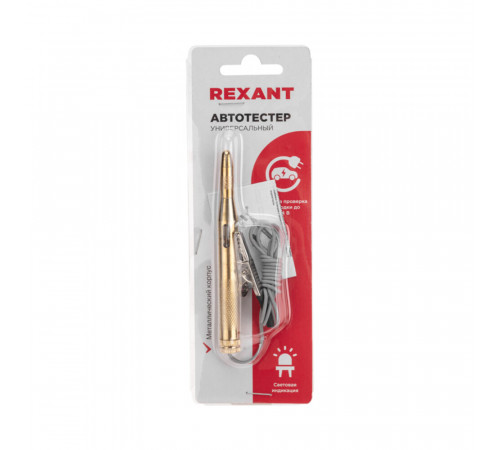 Отвертка индикаторная автомобильная 100 мм 6-24 В Rexant (16-0103) Отвертка индикаторная автомобильная 100 мм 6-24 В Rexant (16-0103)