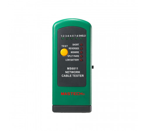 Тестер кабеля с генератором сигнала Mastech MS6811 RJ-45 (13-1224) Тестер кабеля с генератором сигнала Mastech MS6811 RJ-45 (13-1224)