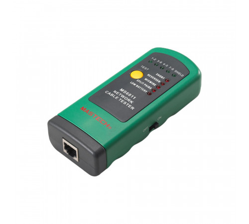 Тестер кабеля с генератором сигнала Mastech MS6811 RJ-45 (13-1224) Тестер кабеля с генератором сигнала Mastech MS6811 RJ-45 (13-1224)