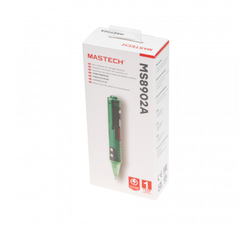 Отвертка индикаторная 150 мм 12-1000 В Mastech MS8902A (13-1202) Отвертка индикаторная 150 мм 12-1000 В Mastech MS8902A (13-1202)