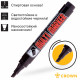 Маркер перманентный Crown Multi Marker Chisel черный грифель 1-5 мм