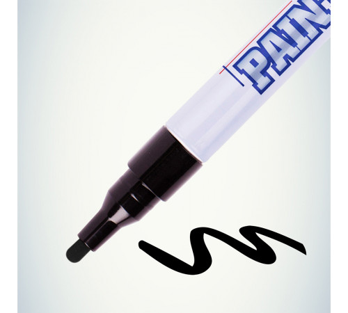 Маркер лаковый для промышленной графики MunHwa Paint Marker Slim черный грифель 2 мм Маркер лаковый для промышленной графики MunHwa Paint Marker Slim черный грифель 2 мм