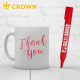 Маркер перманентный для разметки Crown Multi Marker Chisel красный грифель 5 мм