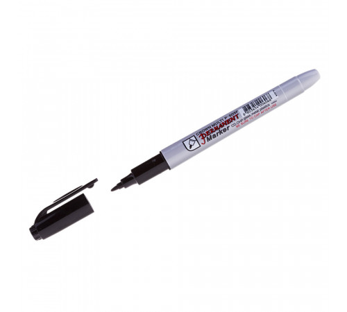 Маркер перманентный Crown Multi Marker Super Slim черный грифель 1 мм Маркер перманентный Crown Multi Marker Super Slim черный грифель 1 мм
