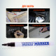 Маркер лаковый для промышленной графики MunHwa Paint Marker Slim черный грифель 2 мм