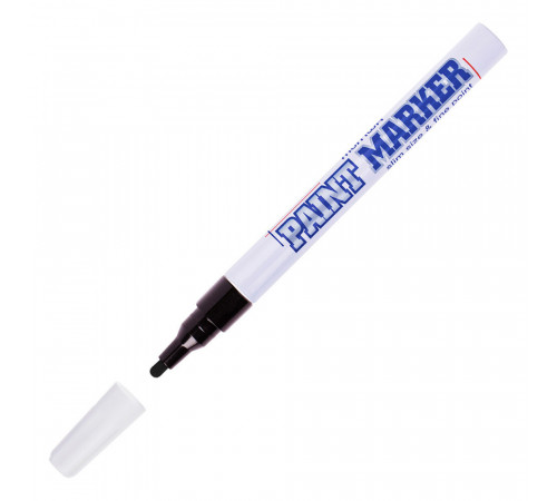 Маркер лаковый для промышленной графики MunHwa Paint Marker Slim черный грифель 2 мм Маркер лаковый для промышленной графики MunHwa Paint Marker Slim черный грифель 2 мм