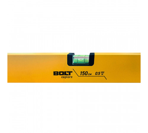Уровень пузырьковый Bolt eXplore 150 см 3 глазка коробчатый Уровень пузырьковый Bolt eXplore 150 см 3 глазка коробчатый
