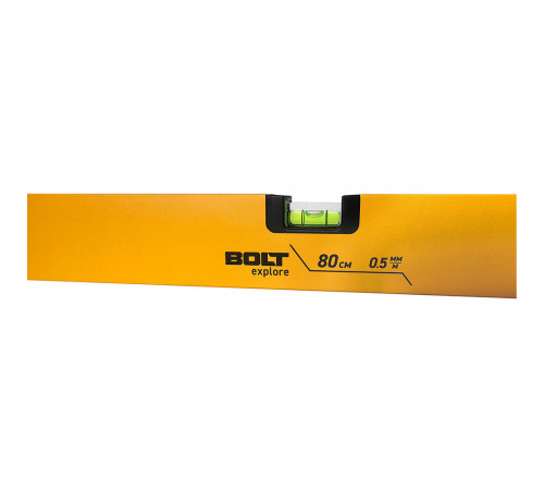 Уровень пузырьковый Bolt eXplore 80 см 3 глазка коробчатый Уровень пузырьковый Bolt eXplore 80 см 3 глазка коробчатый