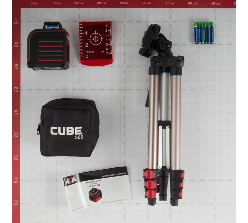 Уровень лазерный Ada Cube 360 Professional Edition (А00445) со штативом Уровень лазерный Ada Cube 360 Professional Edition (А00445) со штативом