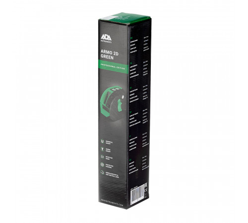 Уровень лазерный Ada Armo 2D Green Professional Edition (А00575) со штативом