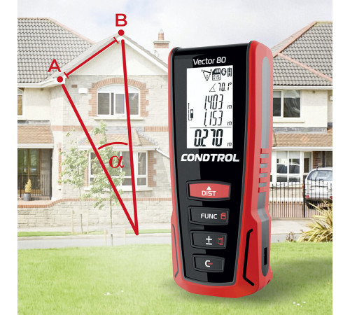 Дальномер лазерный Condtrol Vector 80 80 м Bluetooth (1-4-099) Дальномер лазерный Condtrol Vector 80 80 м Bluetooth (1-4-099)